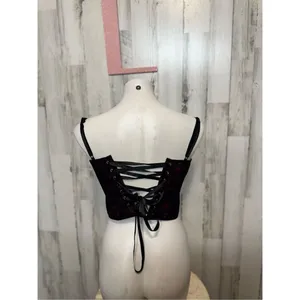 Red and black corset size large thumbnail 9