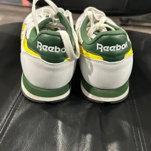 Reebok White Sneakers with Yellow and Green Accents thumbnail 6