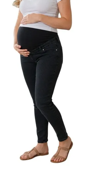Asos Washed Black Maternity Ultimate Skinny Jeans, US12 thumbnail 1
