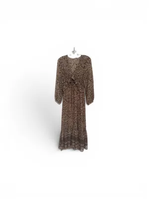 New Zara lightweight ruffled dress size XS thumbnail 3