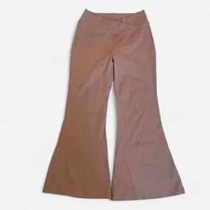 Halara Crossover Super Flare Yoga Leggings Pants in Sepia Brown XL Petite New thumbnail 4