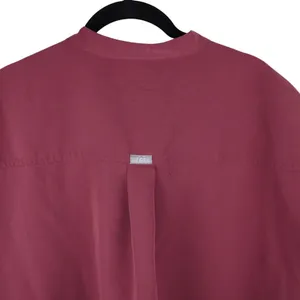 Figs Womens Rafaela Oversized Scrub Top Technical Collection Wine Red Size XL thumbnail 9