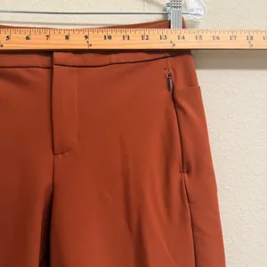Athleta Stellar Skinny Trouser Size 6 Ancient Mahogany Zip Pockets Luxe Fabric thumbnail 9