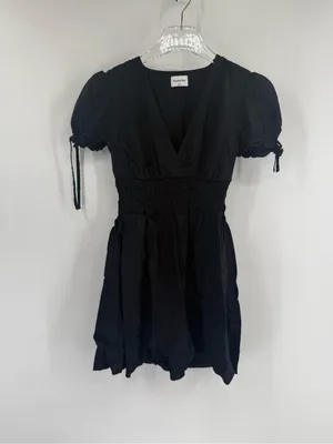 Aritzia Sunday best Mason black mini Dress size‎ 2xs thumbnail 3