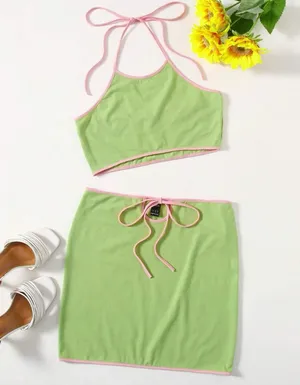 Skirt And Crop Top Set thumbnail 3