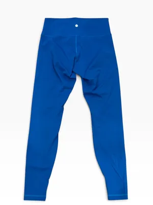 Lululemon Wunder Under 28" Leggings Pants Blue Size 10 Athletic Gym Workout thumbnail 3