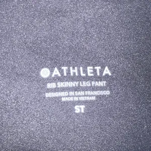 Athleta Black Skinny Rib Pants Size Small Tall thumbnail 3