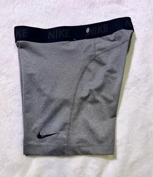 Nike Gray Athletic Shorts with Black Waistband thumbnail 1