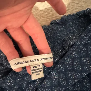 American Eagle Blue Flowy Patterned Shorts thumbnail 3