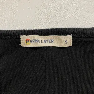 Marine Layer Women’s Black Long Sleeve Midi Dress Size S thumbnail 3