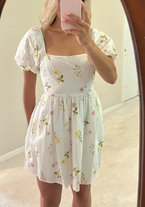 Francesca's Floral Mini Dress thumbnail 1
