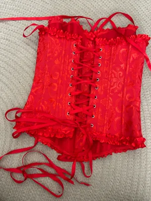 Red corset top thumbnail 4