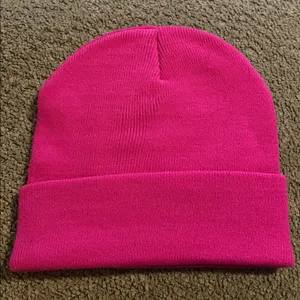 🆕 Ed Hardy Beanie Y2k cuff Cap Hat Brand New Hot Pink thumbnail 6
