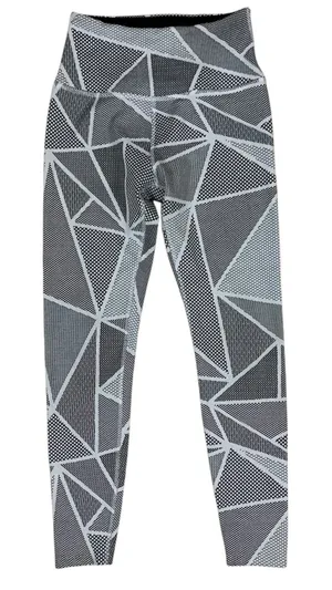 Beyond Yoga Black White‎ Geometric Print High Waist Leggings Activewear Medium thumbnail 1