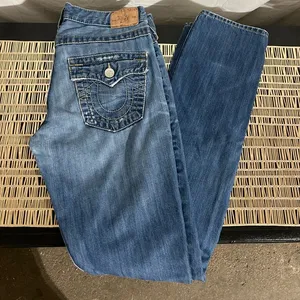 True Religion Blue Straight Legged Jeans‎ thumbnail 4