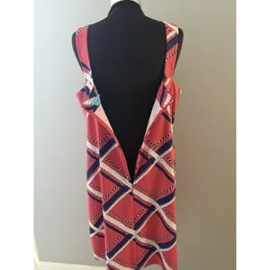 J McLaughlin Dress Womens XL Pink Catalina Cloth Nautical Ropes Old Money Luxury thumbnail 4
