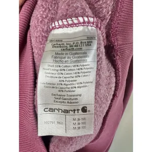 Carhartt Women's Clarksburg Hoodie Berry Pink Heather Medium Workwear Streetwear thumbnail 16