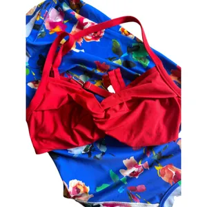 Athleta Twist Front Underwire Bikini Top | 34B/C | Red | Bra-Sized Swim Top thumbnail 4