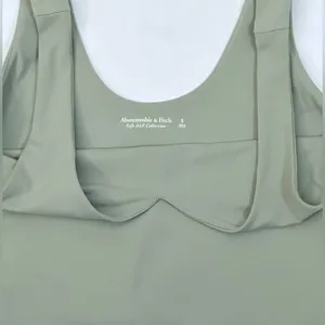Abercrombie & Fitch Soft Matte Seamless Sweetheart Bodysuit - Mint Green - S thumbnail 7