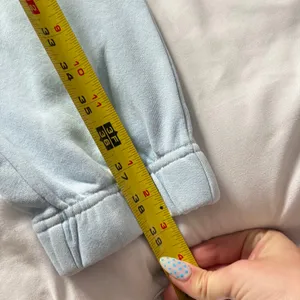 Ocean Drive Narragansett RI Graphic Joggers Light Blue Fleece Sweatpants Large thumbnail 4