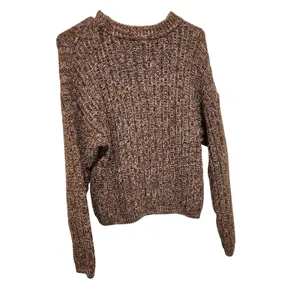 Universal Threads Brown Knit Round Neck Long Sleeve Cozy Pullover Sweater Medium thumbnail 3