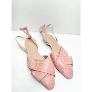 Louise et Cie Flats Womens Size 6 Pink‎ Pointed Toe Leather Ankle Strap Textured thumbnail 8