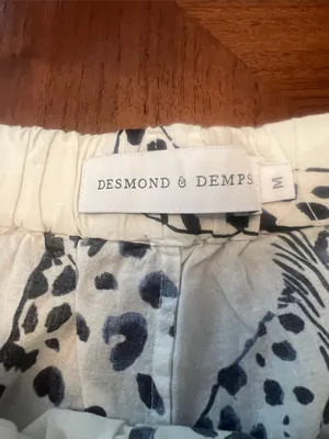 Desmond And Dempsey Black Jaguar Cotton Pajama Set thumbnail 6