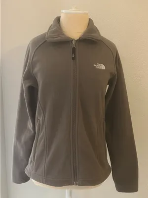 The North Face Size S Brown Active Full Zip Windstopper/HikingFleece Jacket thumbnail 2