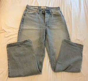 Light Wash Baggy Target Jeans thumbnail 1