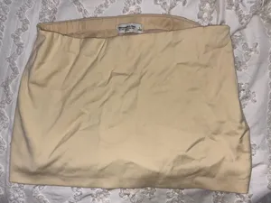 Abercrombie Scarlett Mini Skort Butter Yellow thumbnail 3