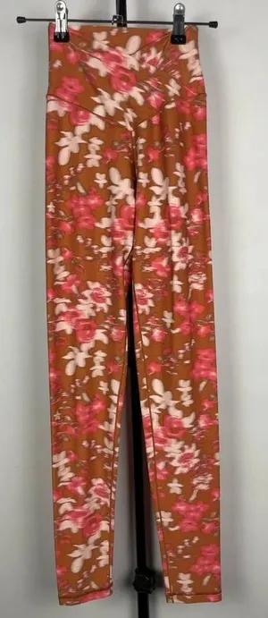 OFFLINE By Aerie Brown Pink Real‎ Me High Waisted Crossover 7/8 Long Legging thumbnail 1