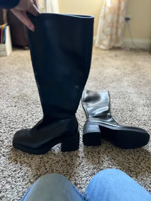 Target Black stretch boots thumbnail 2