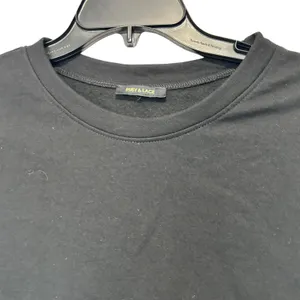 Ruby & Lace Top Cropped Jersey NWT Casual Boho Black Sequins Smiley Lips Size undefined thumbnail 2