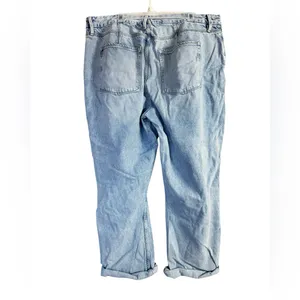 Good American Good 90’s Relaxed Straight Leg Jeans Blue542 Size 16 thumbnail 3