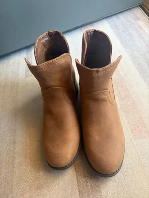 Tan suede ankle boots thumbnail 4