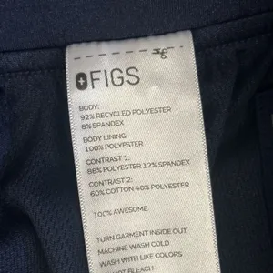 Figs Zamora Jogger Scrub Pants Medium Lined Navy Hospital Dental Medical Nurse thumbnail 4