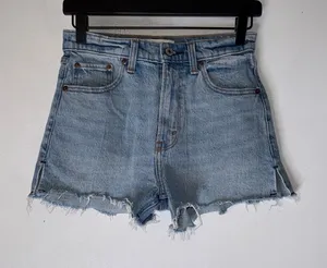 abercrombie‎ fitch The Mom Short High Rise Blue Size 24/00 thumbnail 1