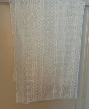 Off white lace infinity scarf one size thumbnail 1