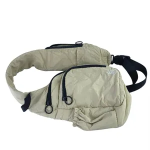 Free People Renegade Women's Beige Adjustable Padded Strap Crossbody Sling Bag thumbnail 3