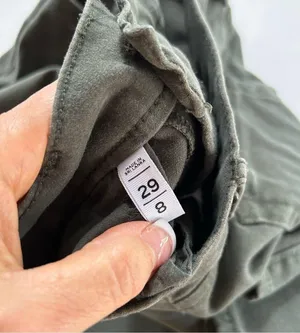 LOFT Skinny High Rise Cargo Pants Legging Army Green 29/8 thumbnail 4