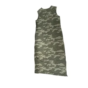 Universal Thread Camo Sleeveless Maxi Dress Small 100% Cotton Casual Tank Dress thumbnail 5