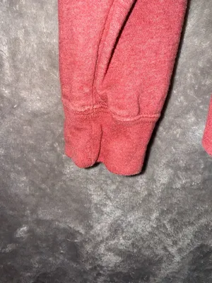 Nike Women's Red Heathered Funnel Neck Hoodie thumbnail 10
