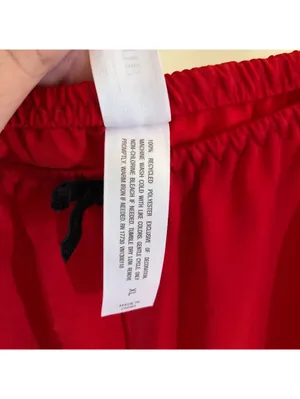 Auden NWT Women's Red Satin Pajama Pants Size XL thumbnail 7