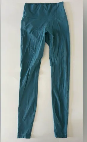 Lululemon Wunder Under High-Rise Tight Desert Teal Women’s Leggings Size 6 thumbnail 4