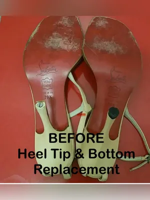 Roeposh - Tan TStrap Christian Louboutin Heels Shoes 39 1/2 thumbnail 9