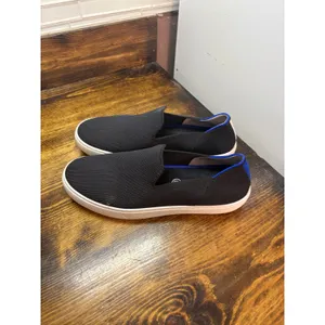 Rothys Black The Original Slip‎ On Sneakers Size 8.5 thumbnail 3