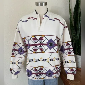 Vintage Aztec‎ sweatshirt 1992 Art Unlimited Southwest – Made in USA medium thumbnail 1
