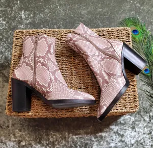Steve Madden Todd Snake Embossed Boots thumbnail 1