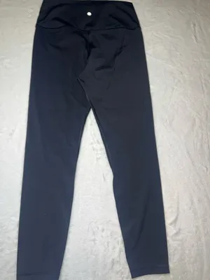 CRZ YOGA Black Leggings with Reflective Logo thumbnail 4