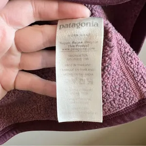 Patagonia Better Sweater Kipi Pink‎ 1/4 Zip Fleece Pullover Women's Small thumbnail 7